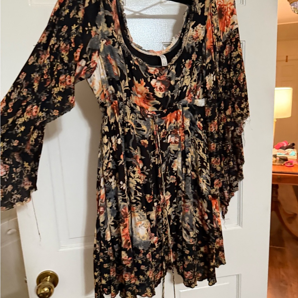 Free People Multicolor Floral Dress